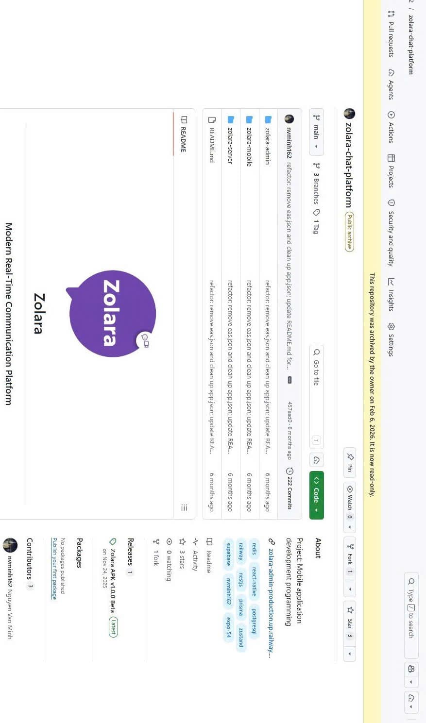 Zolara Chat Platform